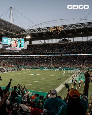 Image post by @hardrockstadium on Instagram