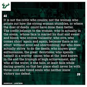 Image post by @usfathletics on Instagram