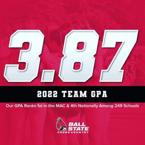 Image post by @ballstatetfxc on Instagram