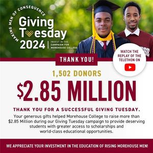 Image post by @morehouse1867 on Instagram