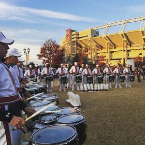 Image post by @carolinabanddrumline on Instagram