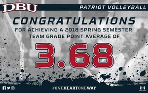 Image post by @dbu_vball on Instagram