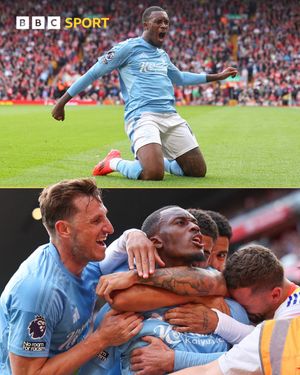 Image post by @BBCSport on Twitter