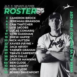 Image post by @IndianapolisAlleyCats on Facebook