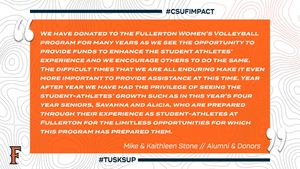 Image post by @fullerton_wvb on Instagram