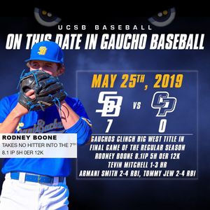 Image post by @ucsb_baseball on Instagram
