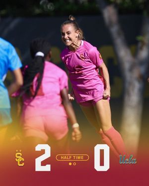 Image post by @USC_WSoccer on Twitter
