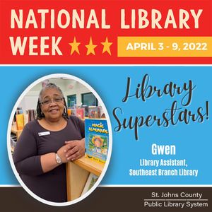 Image post by @stjohnscountylibrary on Instagram