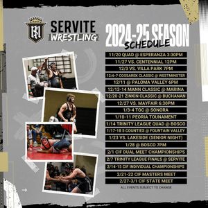 Image post by @servite_sports on Instagram