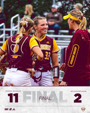 Image post by @CMUSoftball on Twitter