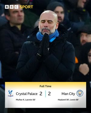 Image post by @BBCSport on Twitter