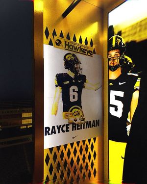 Image post by @hawkeyefootball on Instagram