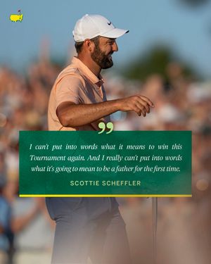 Image post by @TheMasters on Twitter