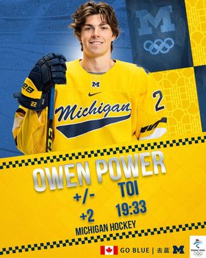 Image post by @umichhockey on Instagram