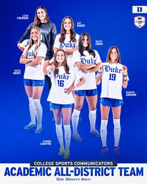 Image post by @DukeWSOC on Twitter