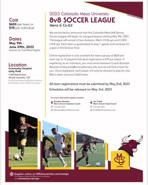 Image post by @coloradomesamenssoccer on Instagram