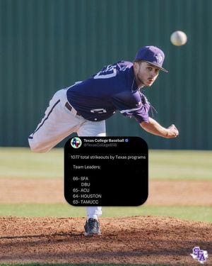 Image post by @SFA_Baseball on Twitter