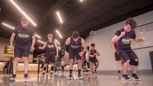 Video post by @CavsEntertainmentTeams on Facebook