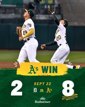 Image post by @athletics on Instagram