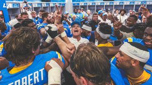 Image post by @chargers on Twitter