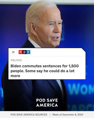 Image post by @podsaveamerica on Instagram