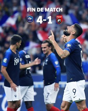 Image post by @equipedefrance on Instagram