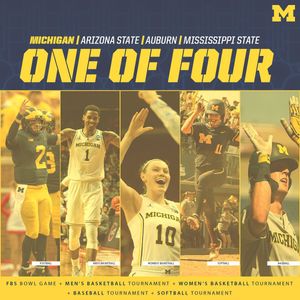Image post by @umichathletics on Instagram