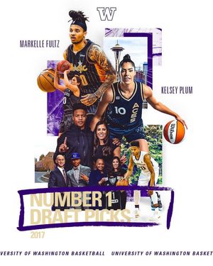 Image post by @uw_wbb on Instagram