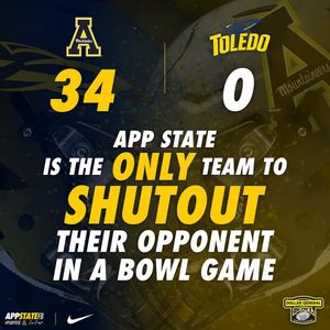 Image post by @appstate_fb on Instagram