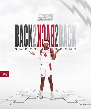 Image post by @RazorbackMBBRec on Twitter