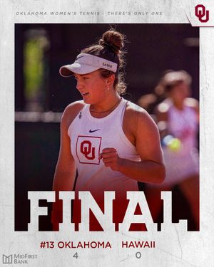 Image post by @OU_WTennis on Twitter