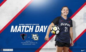 Image post by @depaulwsoc on Instagram