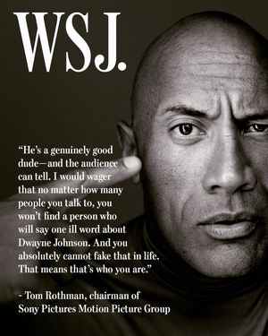 Image post by @therock on Instagram
