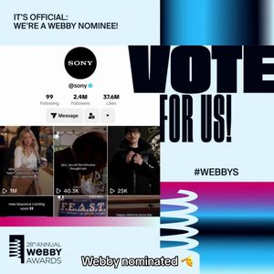 Image post by @sony on TikTok
