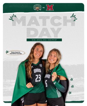 Image post by @OhioBobcatsVB on Twitter