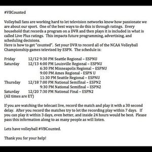 Image post by @utepvb on Instagram