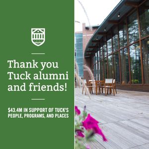 Image post by @tuckschool on Instagram