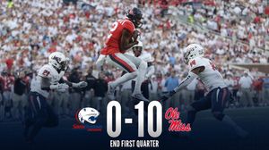 Image post by @olemissfb on Instagram