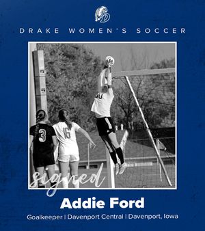 Image post by @drakewomensoccer on Instagram