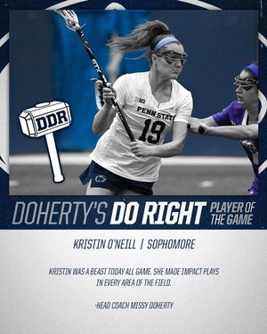 Image post by @pennstatewlax on Instagram
