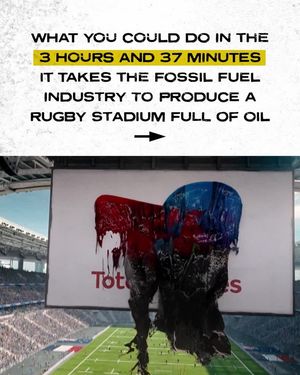 Image post by @greenpeace on Instagram