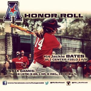 Image post by @ru_softball on Instagram