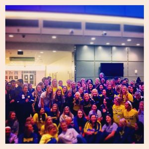Image post by @umichathletics on Instagram