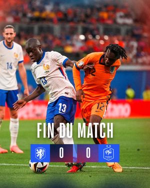 Image post by @equipedefrance on Twitter
