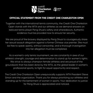 Image post by @creditonecharlestonopen on Instagram
