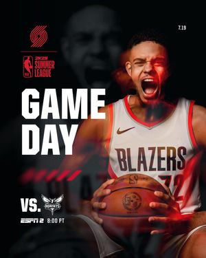Image post by @trailblazers on Twitter