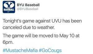 Image post by @byubaseball on Instagram