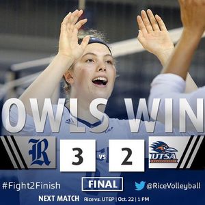 Image post by @ricevolleyball on Instagram