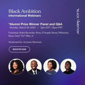 Image post by @blackambitionprize on Instagram