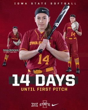 Image post by @iowastatesoftball on Instagram
